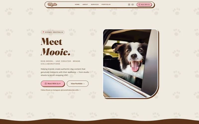 Mooie hero section